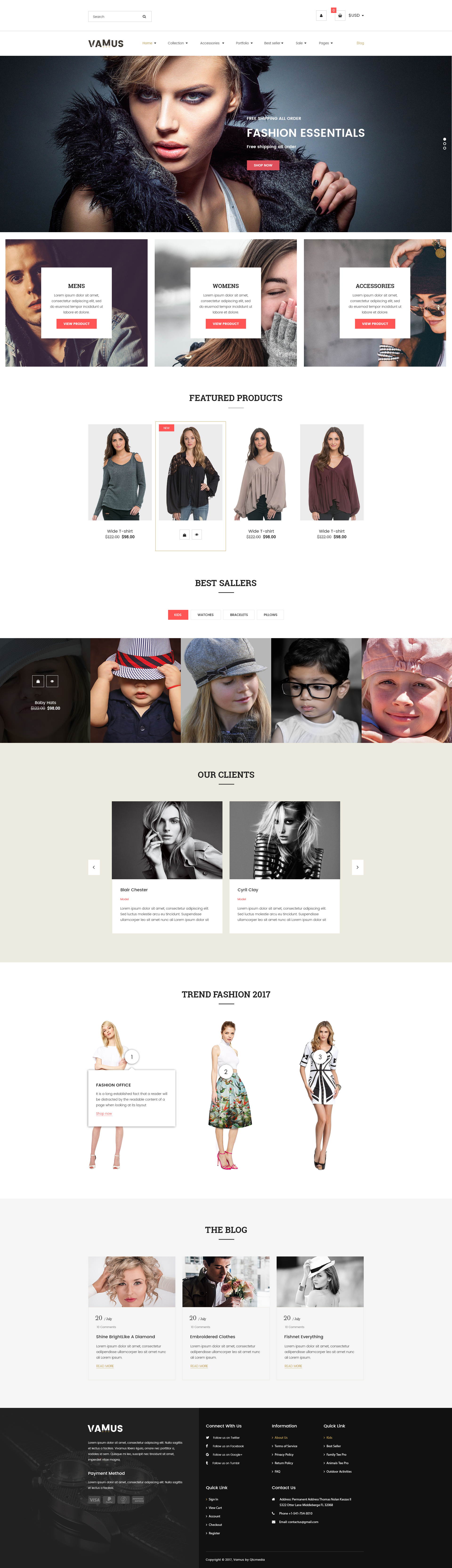 Vamus - Mutilpurpose eCommerce HTML Template - 2